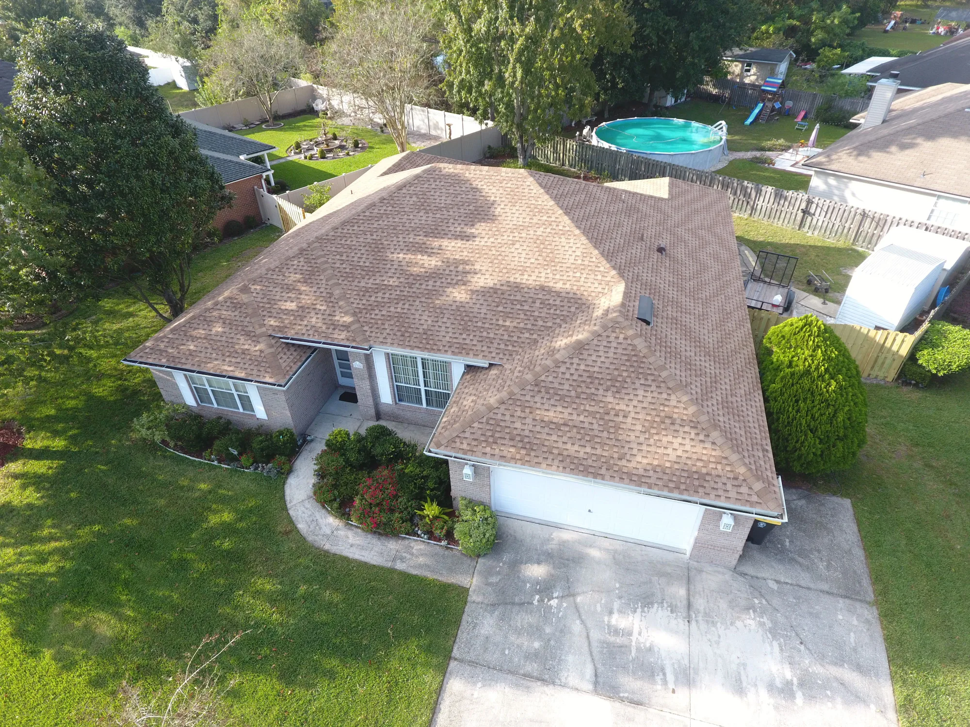 Roof repair Jacksonville FL – Dr. Roof Jax inspecting storm damage